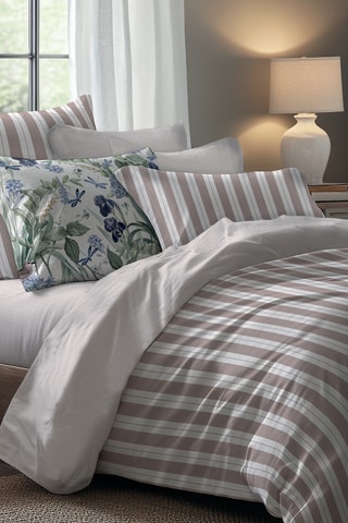 Juego de nórdico de satén de algodón 79 hilos/cm² - Rosa viejo