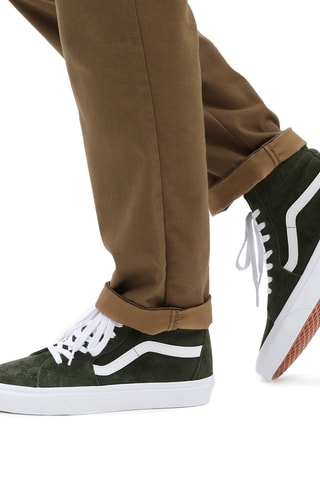Baskets montantes en nubuck SK8-Hi - Kaki