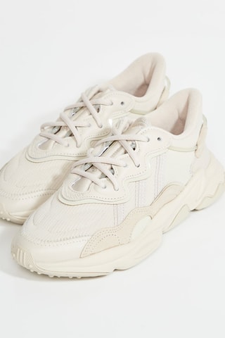 Leren Sneakers - Beige
