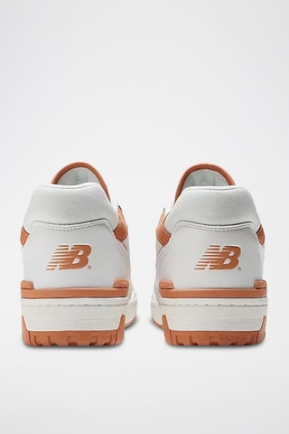 Baskets en cuir 550 - Blanc et orange - New Balance