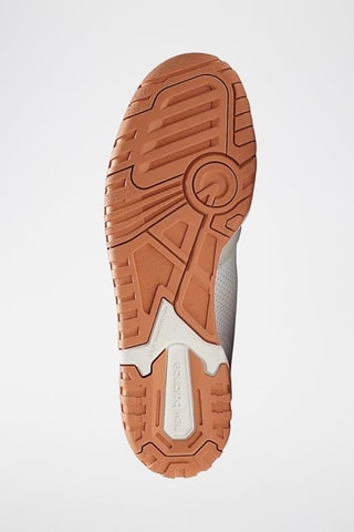 Baskets en cuir 550 - Blanc et orange - New Balance