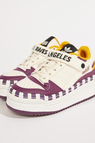 Leren Platform Sneakers - Wit