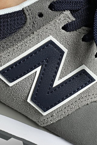 Baskets en nubuck 574 - Gris foncé et noir - New Balance