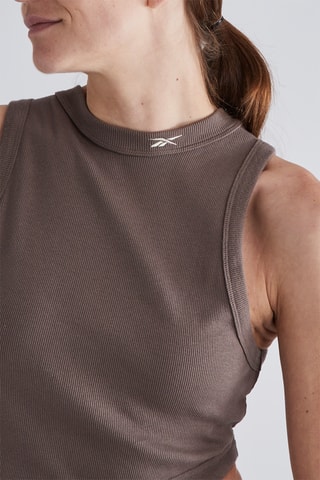 Débardeur court - Marron