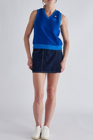 Mouwloze Trui Adicolor 70s - Blauw