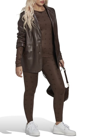 Legging de sport taille haute Originals Luxe Lounge - Marron