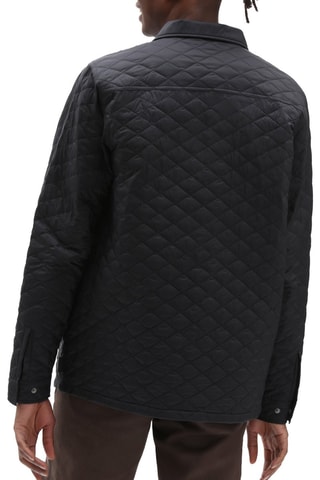 Gewatteerde Jas Drill Chore Coat Zwart