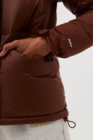 Doudoune à capuche Himalayan - Marron