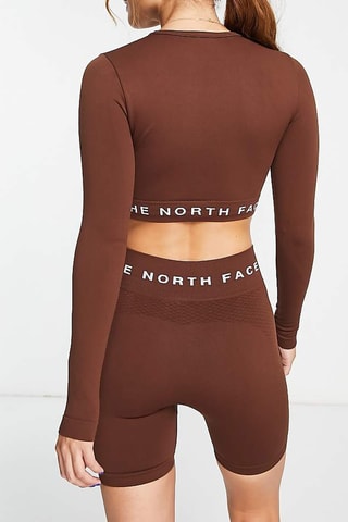 T-shirt cropped d’entraînement - Marron