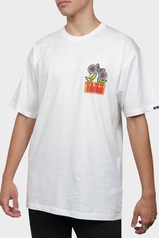 T-shirt vibin - Blanc - Vans