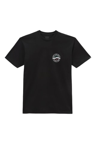 T-shirt Circle Sidestripe Noir