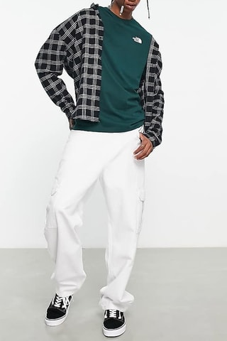 T-shirt Globe sketch - Smaragdgroen