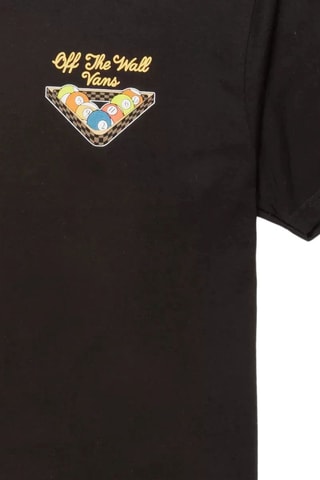 T-shirt Pool club - Zwart - Vans