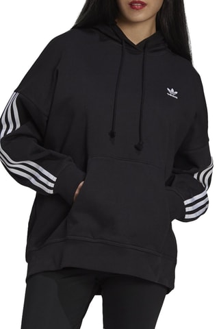 Sweat à capuche Adicolor Classics Oversize - Noir