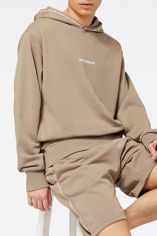 Sweat à capuche Linear - Taupe - New Balance