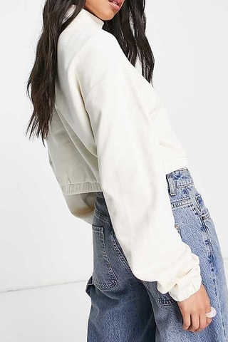 Sweat court polaire - Blanc - Vans