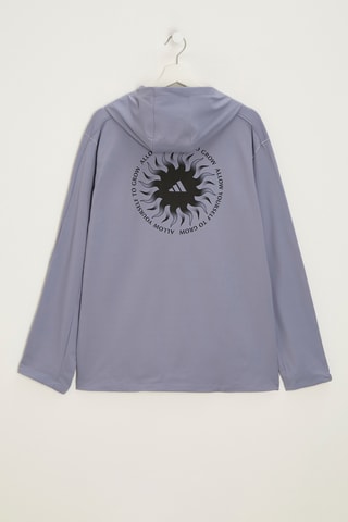 Sweat à capuche de yoga - Gris