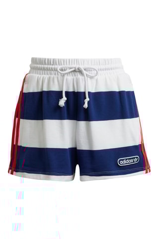 Short Resort Striped - Blanc et bleu marine - Adidas