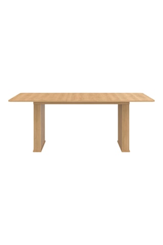 Mesa de comedor extensible Albane - Imitación madera