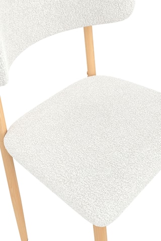 6 sillas Callisto - 48 x 80 x 47 cm - Tela de rizo