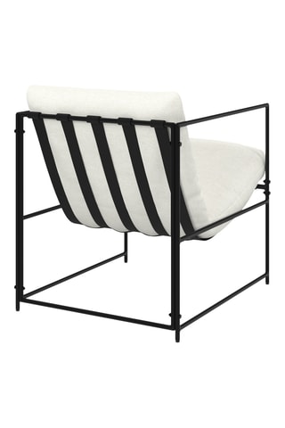 Sillón Penelope - Blanco y negro