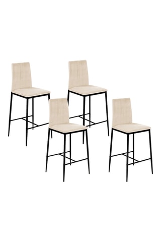 4 taburetes Jade - 43 x 100 x 46,5 cm