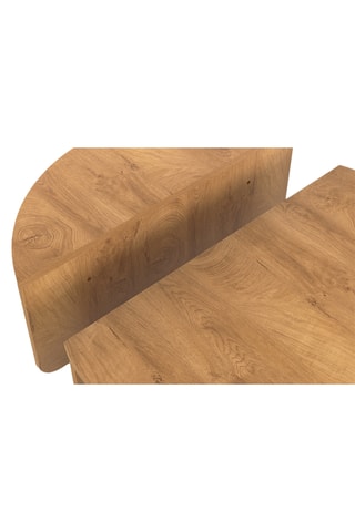 Mesa de centro asimétrica - 90 x 35 x 90 cm