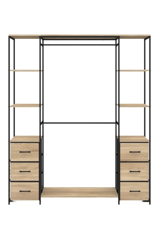 Vestidor de 6 cajones Iris - 167 x 140 x 40 cm