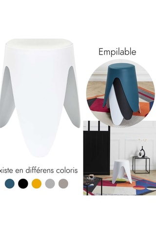 2 taburetes Eve - Blanco