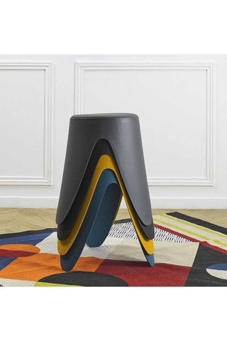 2 taburetes Eve - Mostaza