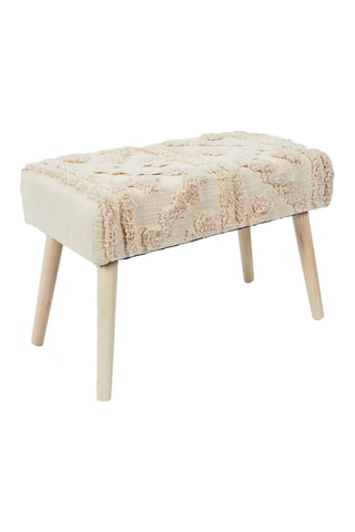 Banco de madera de pino Mirage - 60 x 40 x 32 cm