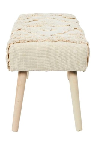 Banco de madera de pino Mirage - 60 x 40 x 32 cm