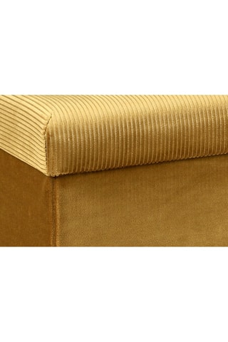 Banco con arcón - Mostaza