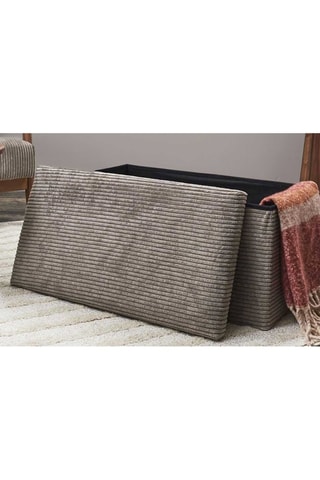 Banco plegable con arcón Scott - Gris