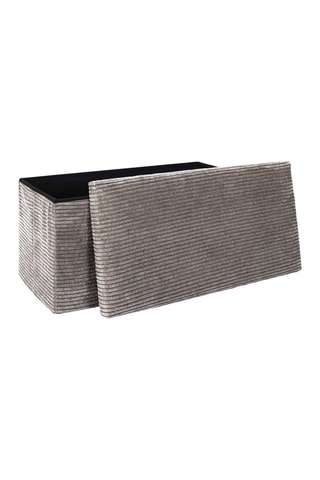 Banco plegable con arcón Scott - Gris