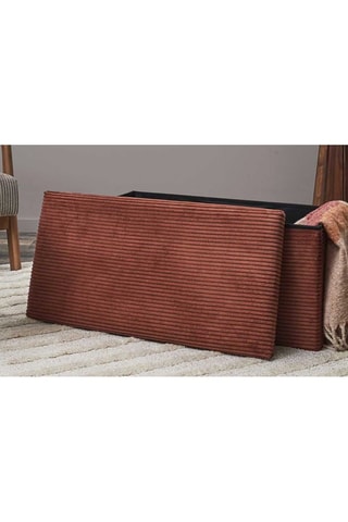 Banco plegable con arcón Scott - Terracota