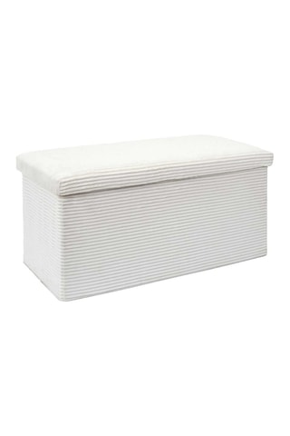 Banco plegable con arcón Scott - Crudo