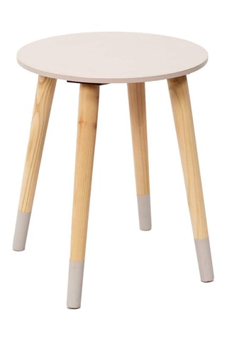 2 mesas encajables de madera y pino - 43 x 48 cm y 33 x 40 cm