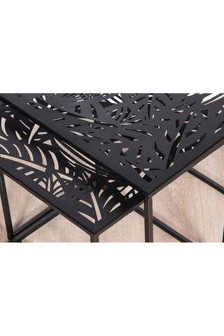 2 mesas encajables Havana - Negro