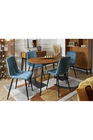 4 sillas Mateo - Azul