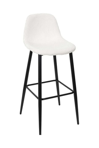 2 sillas de bar Scott - Beige y negro