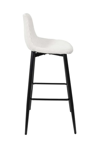 2 sillas de bar Scott - Beige y negro