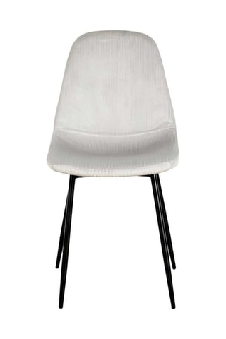 4 sillas Giulia - Gris claro y negro