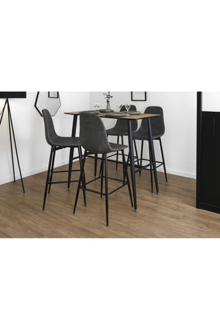 2 taburetes Amber - Gris