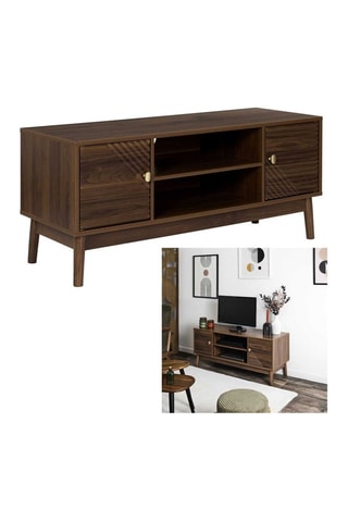 Mueble de TV de 2 puertas Tiffany - 110 x 48 x 40 cm