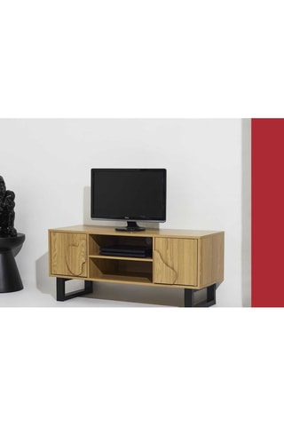 Mueble de TV de 2 puertas Calypso - 110 x 48 x 40 cm