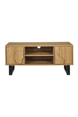 Mueble de TV de 2 puertas Calypso - 110 x 48 x 40 cm