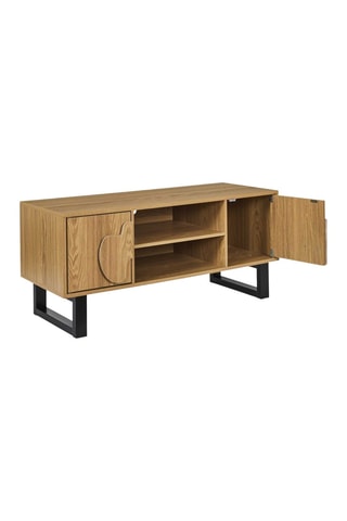 Mueble de TV de 2 puertas Calypso - 110 x 48 x 40 cm