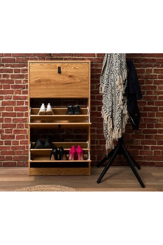 Zapatero de 3 puertas - Natural