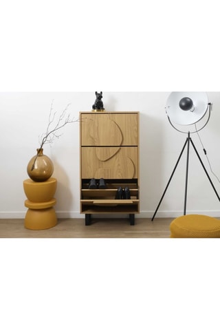 Zapatero de 3 puertas abatibles Calypso - 60 x 115 x 24 cm